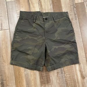 Michael Kors camouflage shorts.